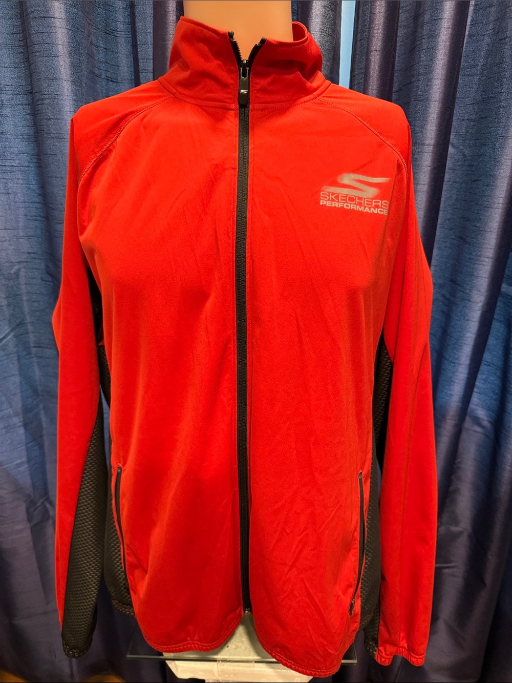 Skechers Performance Red Full-Zip windbreaker Jacket